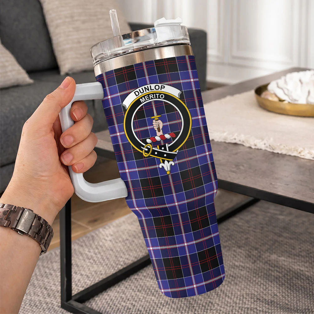 Scottish Dunlop Modern Clan Badge Tartan 40oz Tumbler - Image 10