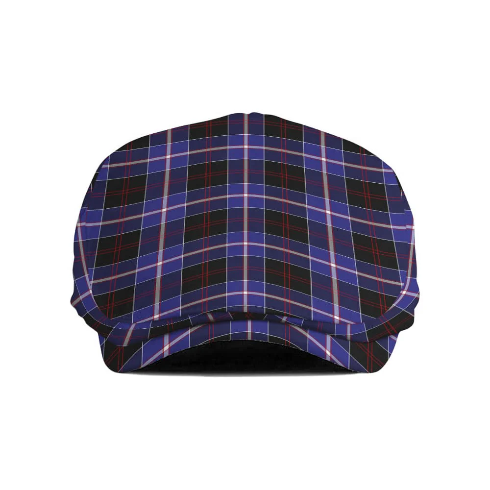 Scottish Dunlop Modern Tartan Flat Cap