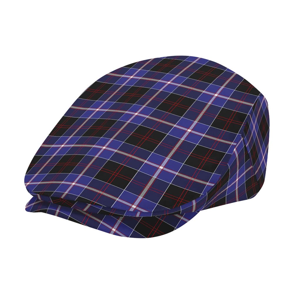 Scottish Dunlop Modern Tartan Flat Cap - Image 2