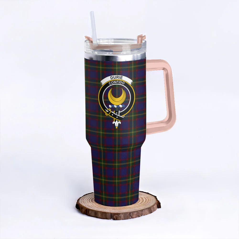 Scottish Durie Clan Badge Tartan 40oz Tumbler - Image 4