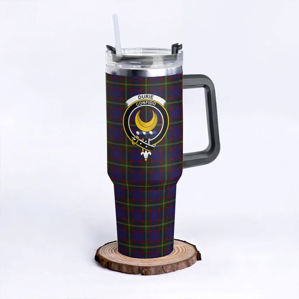Scottish Durie Clan Badge Tartan 40oz Tumbler - Image 6