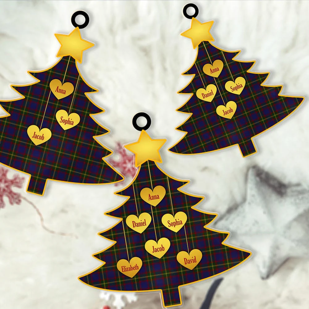 Scottish Durie Tartan Ornament Custom Family Christmas Tree - Image 2