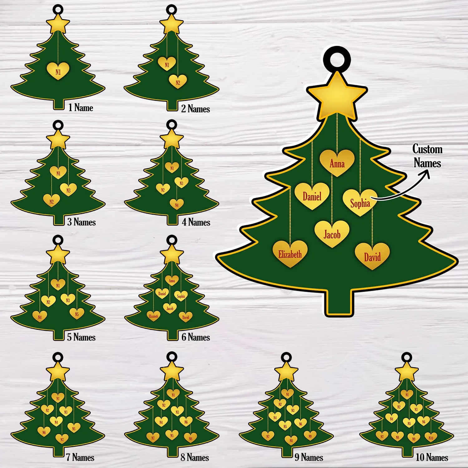 Scottish Durie Tartan Ornament Custom Family Christmas Tree - Image 3