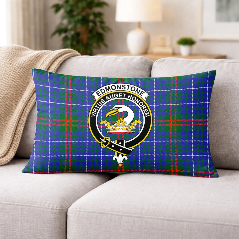 Scottish Edmonstone Clan Badge Tartan Pillow Case - Image 3
