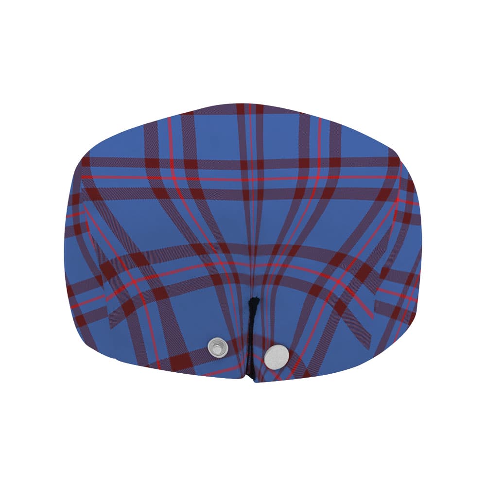 Scottish Elliot Clan Badge Tartan Flat Cap - Image 4