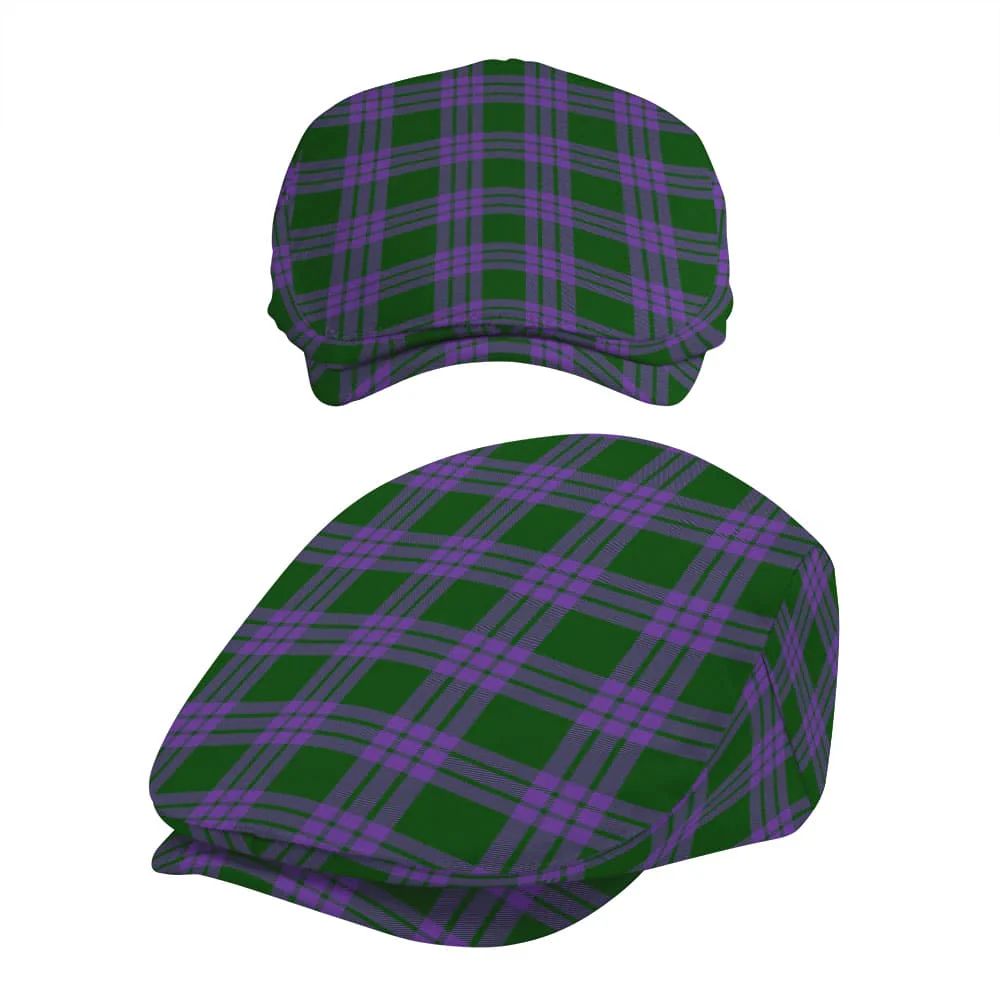 Scottish Elphinstone Tartan Flat Cap - Image 5