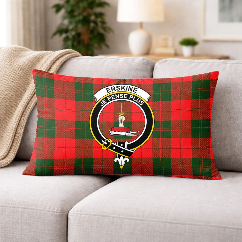 Scottish Erskine Modern Clan Badge Tartan Pillow Case - Image 3