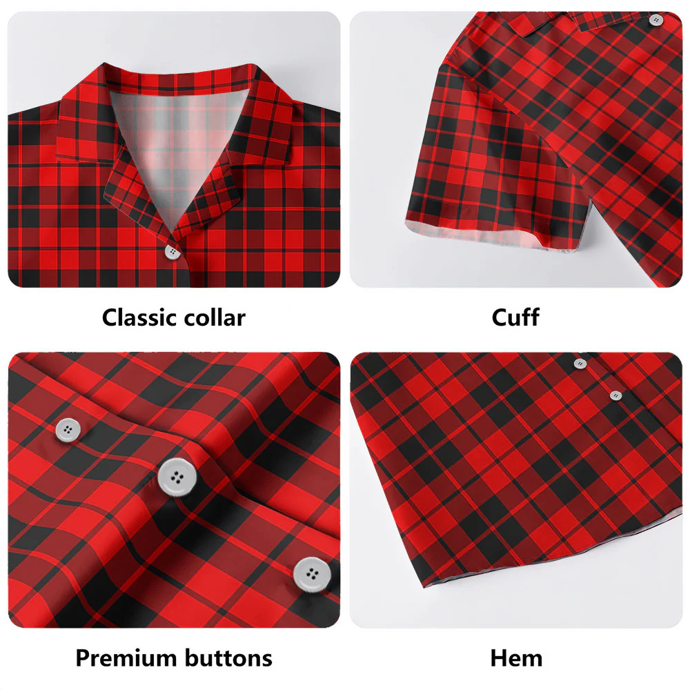 Scottish Ettrick District Tartan Hawaiian Shirt - Image 3