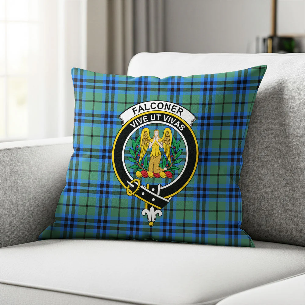 Scottish Falconer Clan Badge Tartan Pillow Case - Image 2