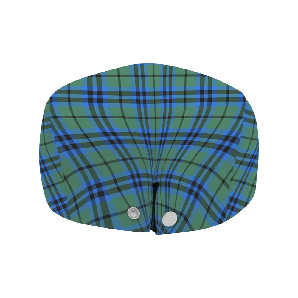 Scottish Falconer Tartan Flat Cap - Image 4