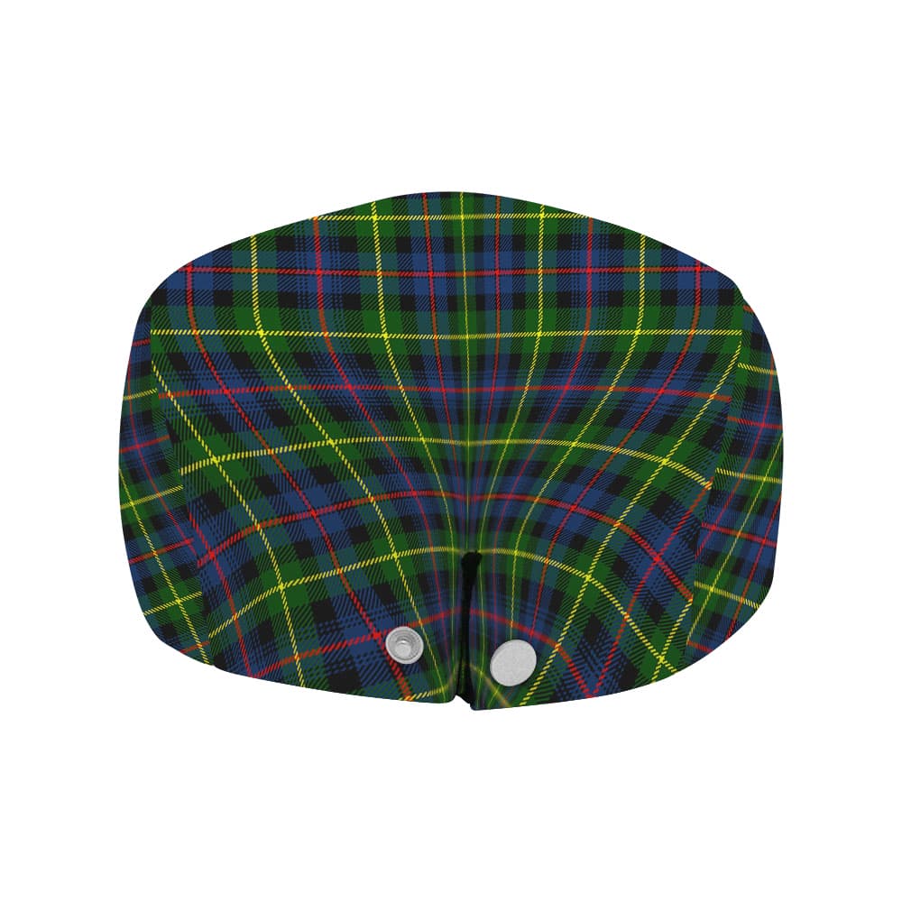 Scottish Farquharson Modern Tartan Flat Cap - Image 4