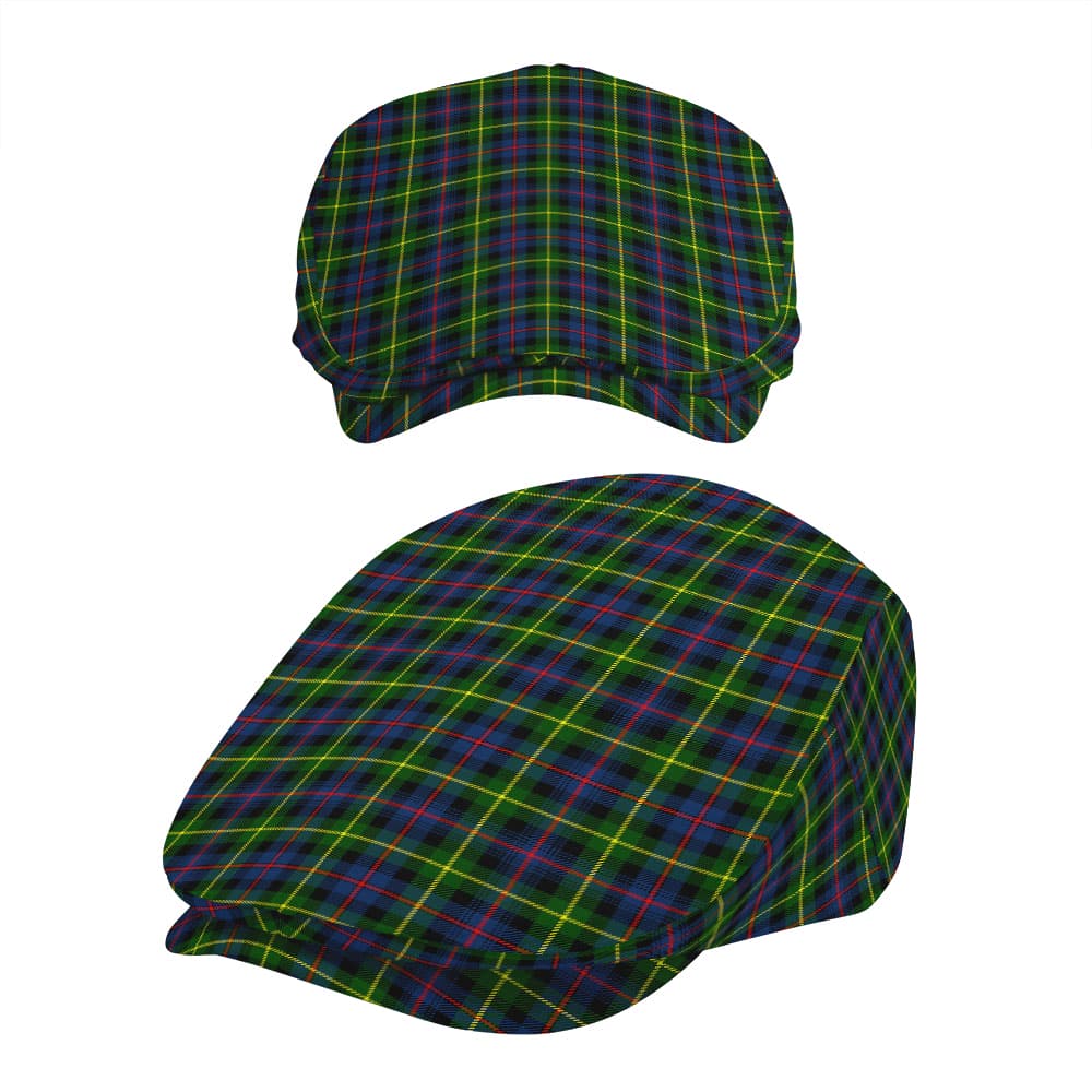 Scottish Farquharson Modern Tartan Flat Cap - Image 5
