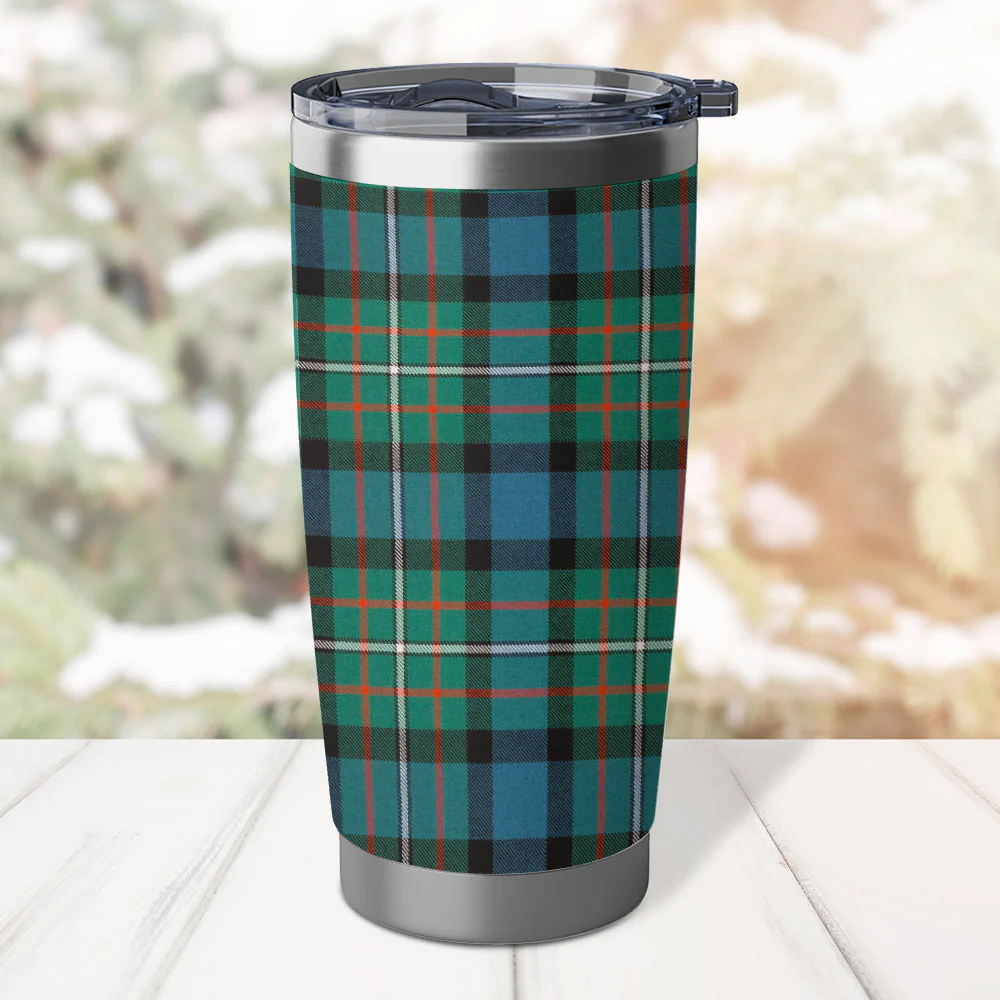 Scottish FERGUSON ANCIENT Clan Badge Tartan Tumbler - Image 3