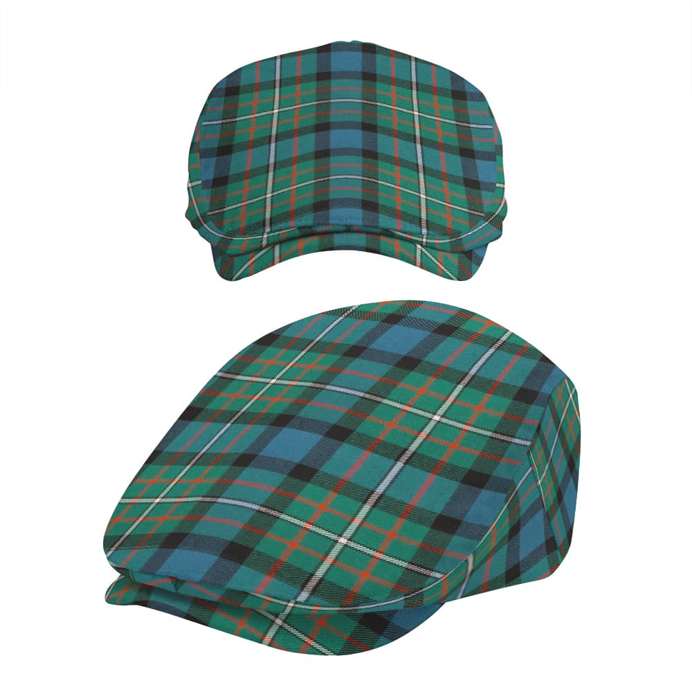 Scottish Ferguson Ancient Tartan Flat Cap - Image 5