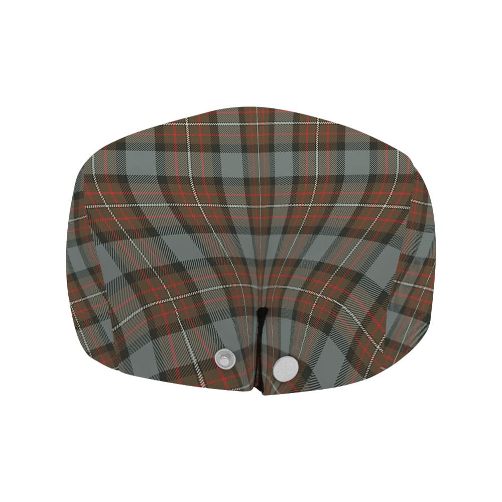 Scottish Fergusson Weathered Tartan Flat Cap - Image 4