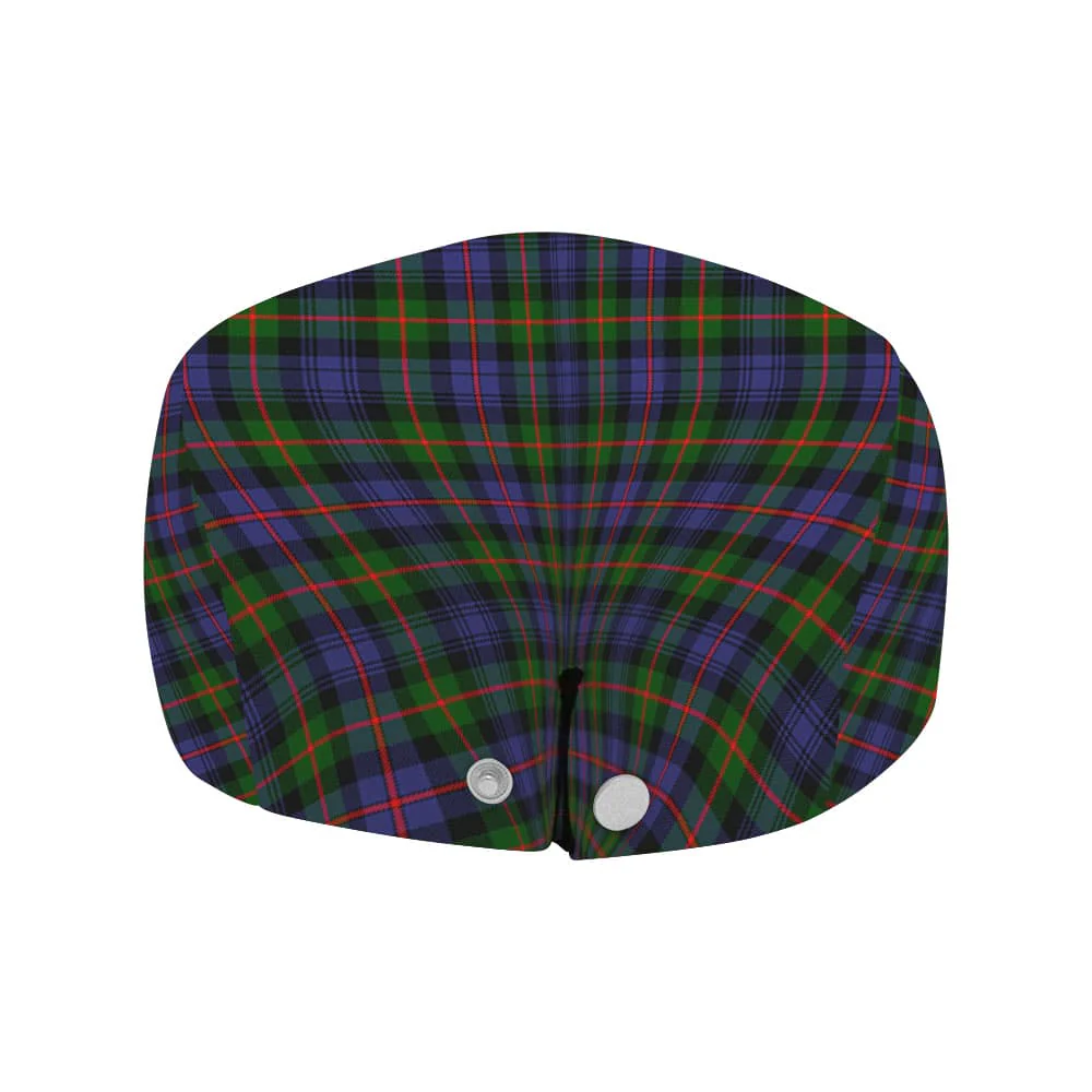 Scottish Fleming Clan Badge Tartan Flat Cap - Image 4