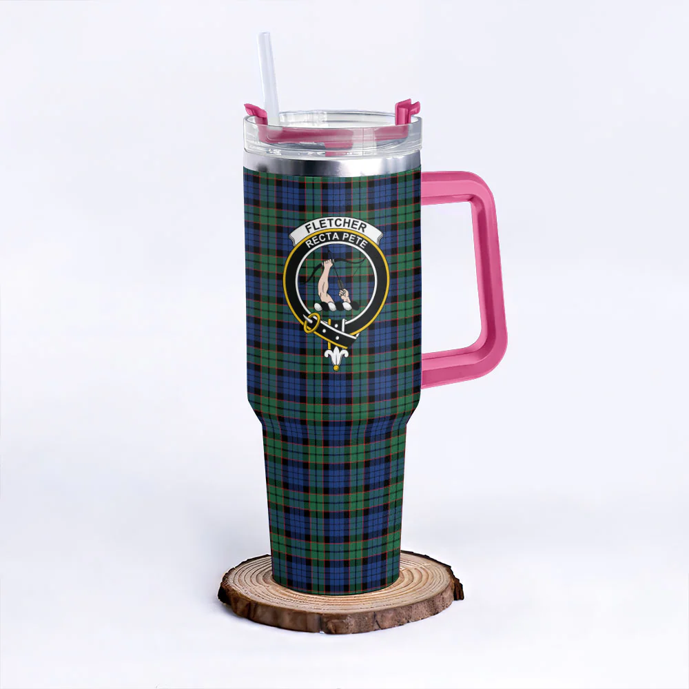 Scottish Fletcher Ancient Clan Badge Tartan 40oz Tumbler - Image 7