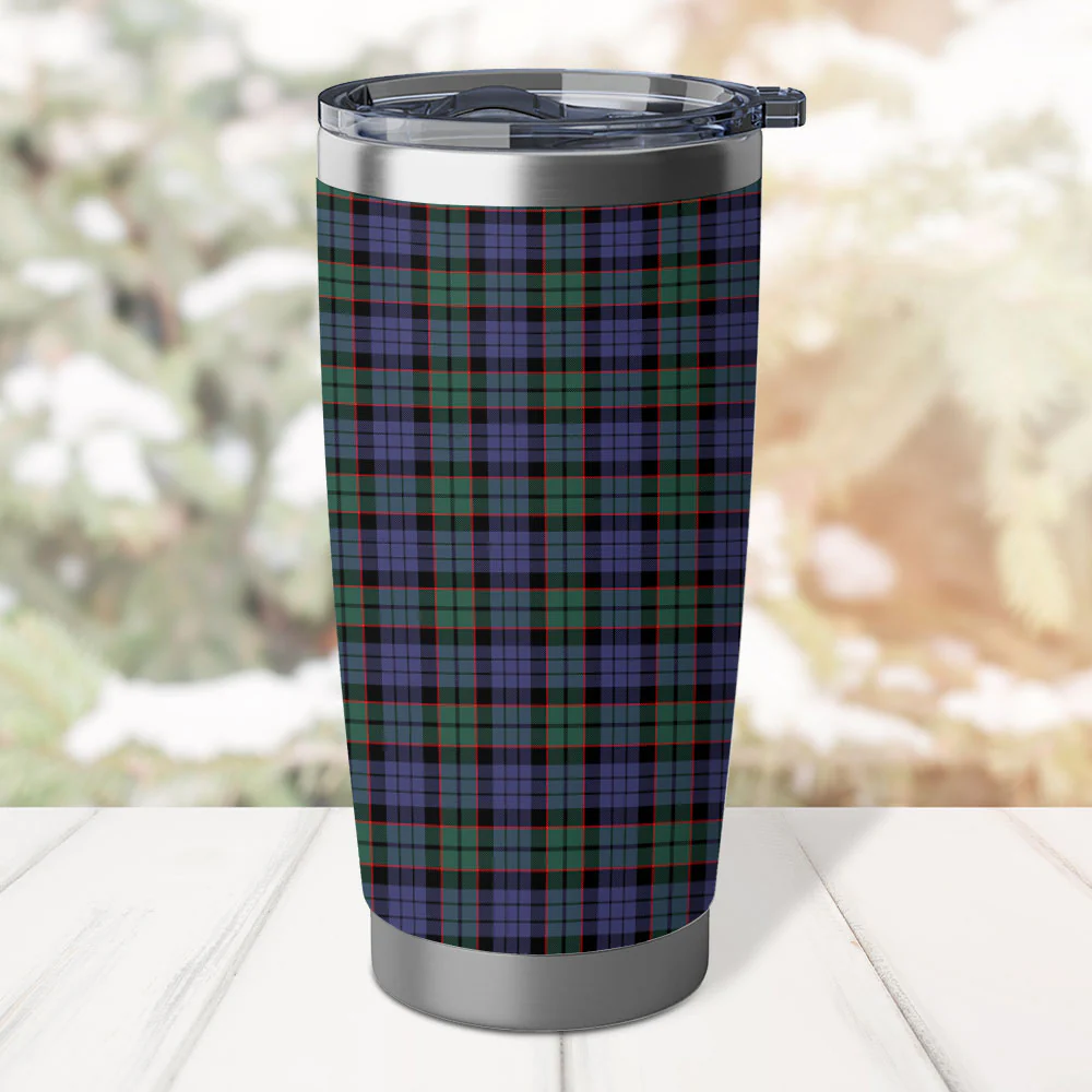 Scottish Fletcher Modern Clan Badge Tartan Tumbler - Image 3