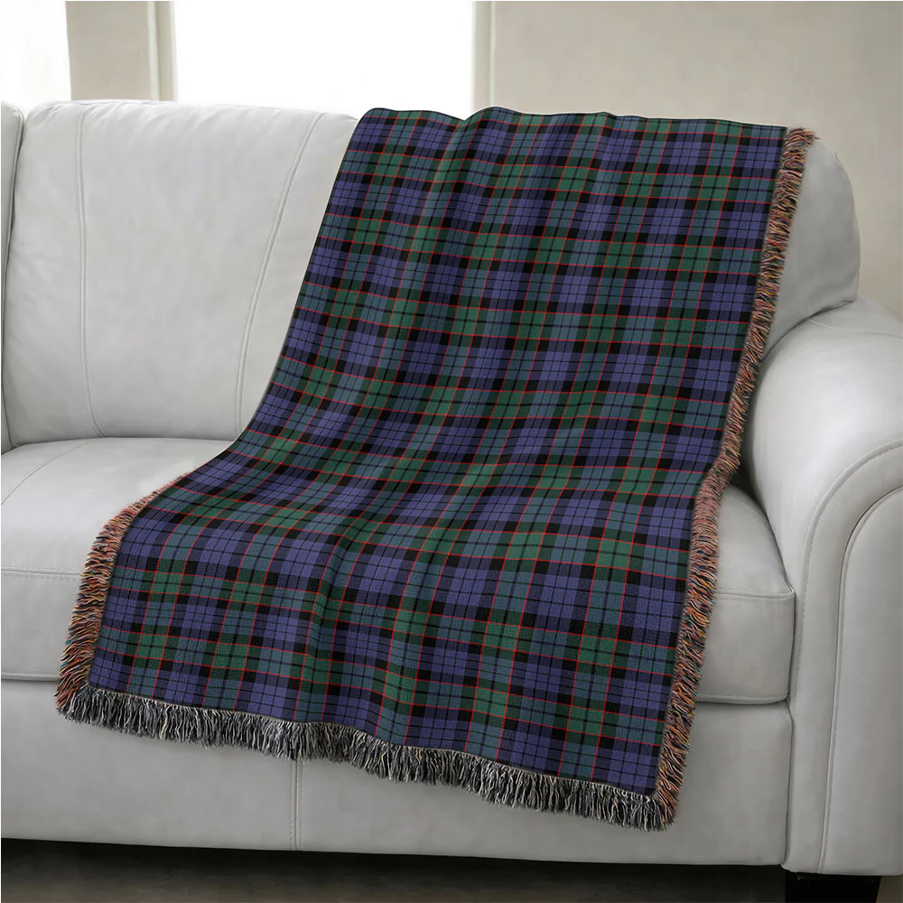 Scottish Fletcher Modern Clan Badge Tartan Woven Blanket - Image 4