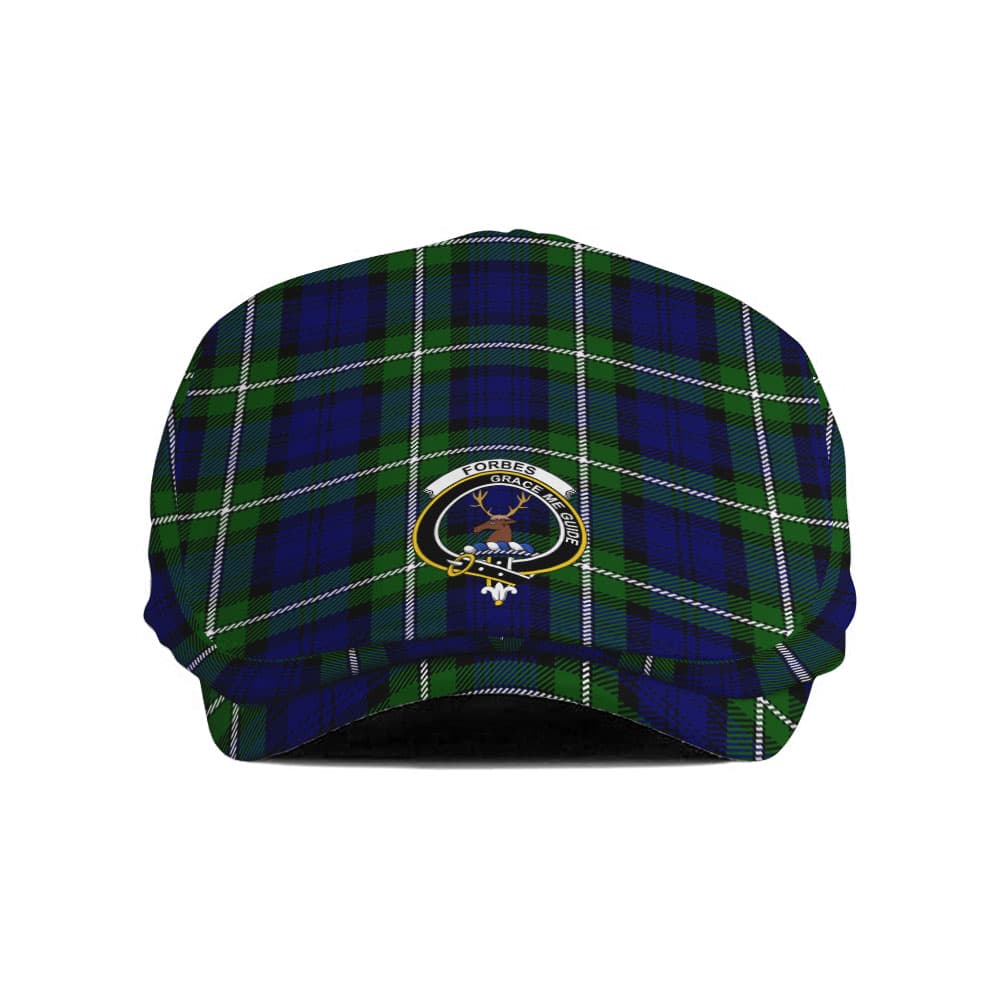 Scottish Forbes Clan Badge Tartan Flat Cap