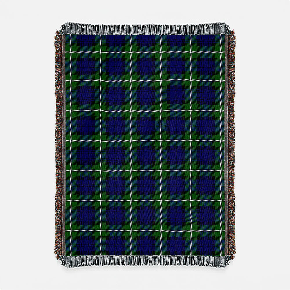 Scottish Forbes Modern Clan Badge Tartan Woven Blanket