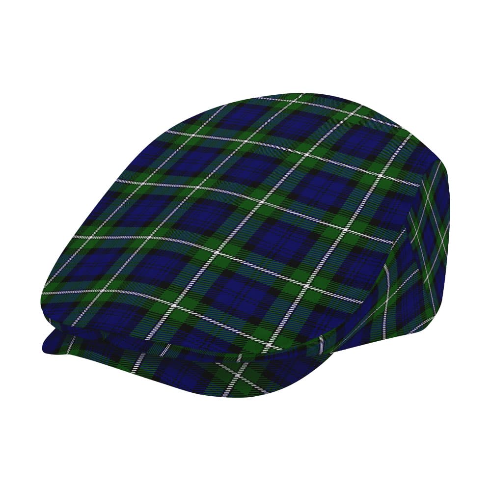 Scottish Forbes Modern Tartan Flat Cap - Image 2