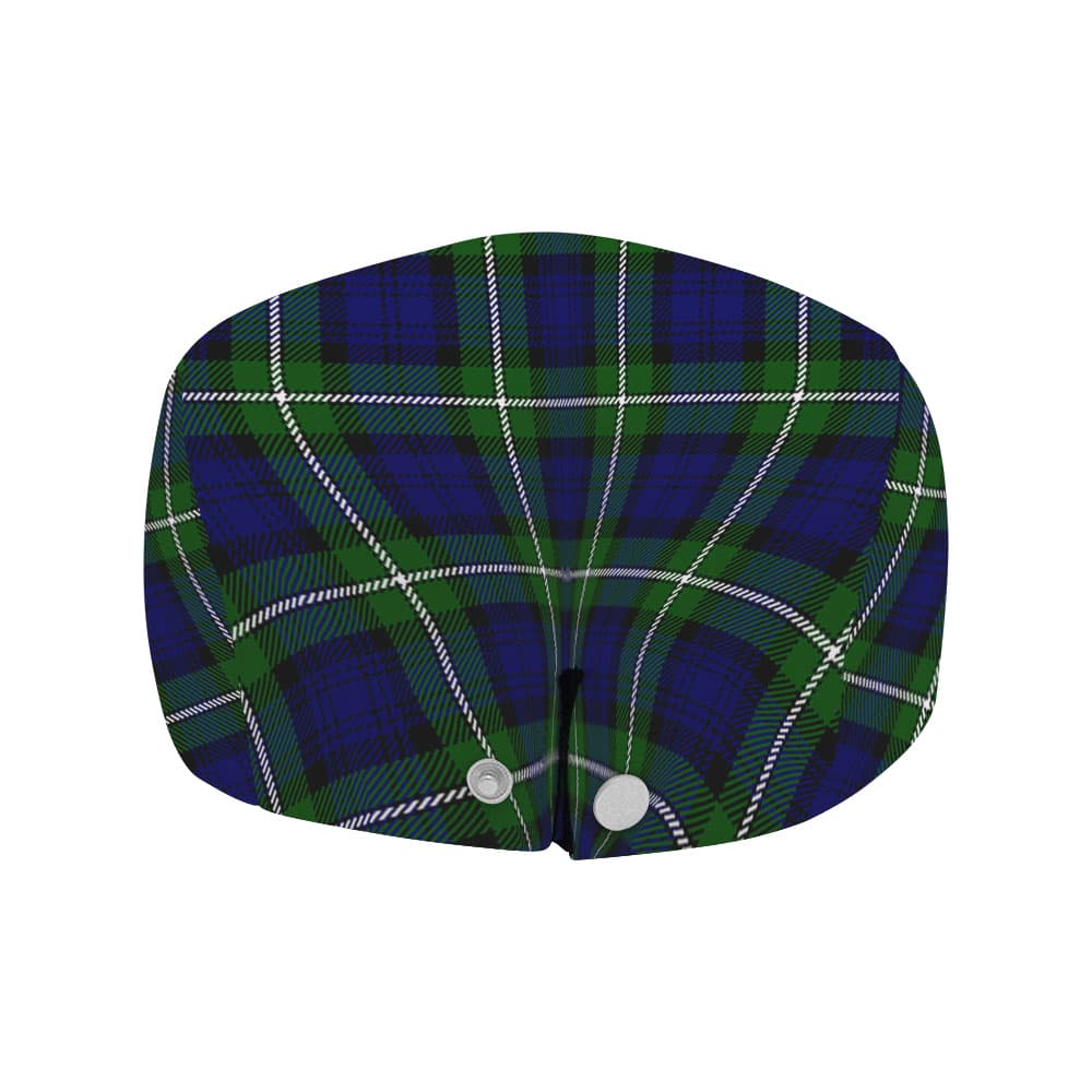 Scottish Forbes Modern Tartan Flat Cap - Image 4