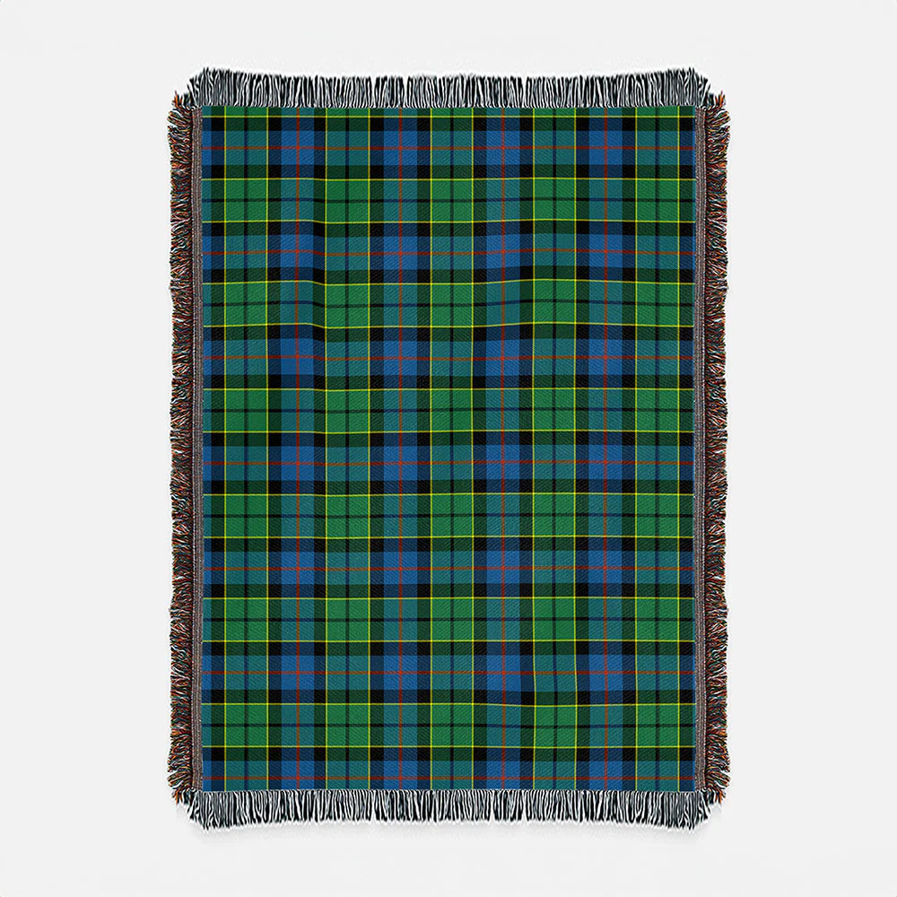 Scottish Forsyth Ancient Clan Badge Tartan Woven Blanket