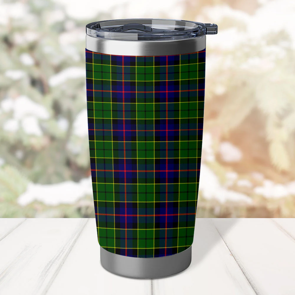 Scottish Forsyth Modern Clan Badge Tartan Tumbler - Image 3
