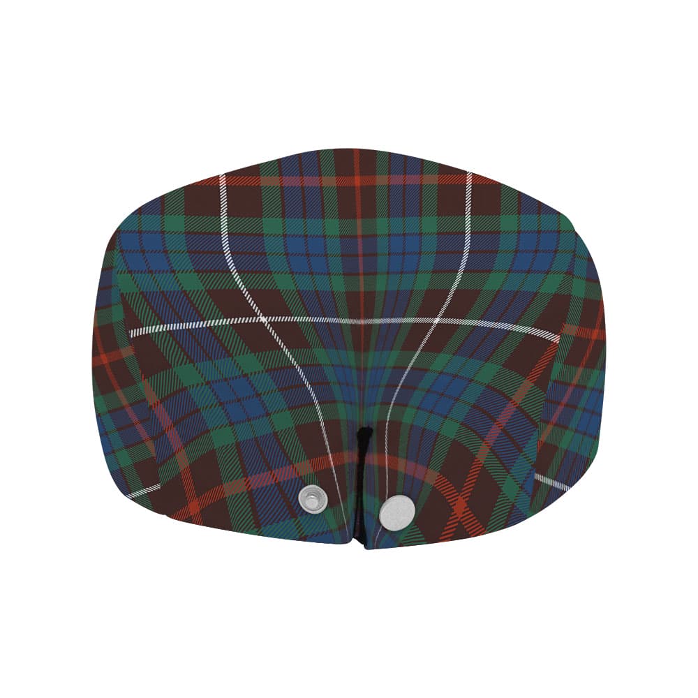 Scottish Fraser Hunting Ancient Tartan Flat Cap - Image 4