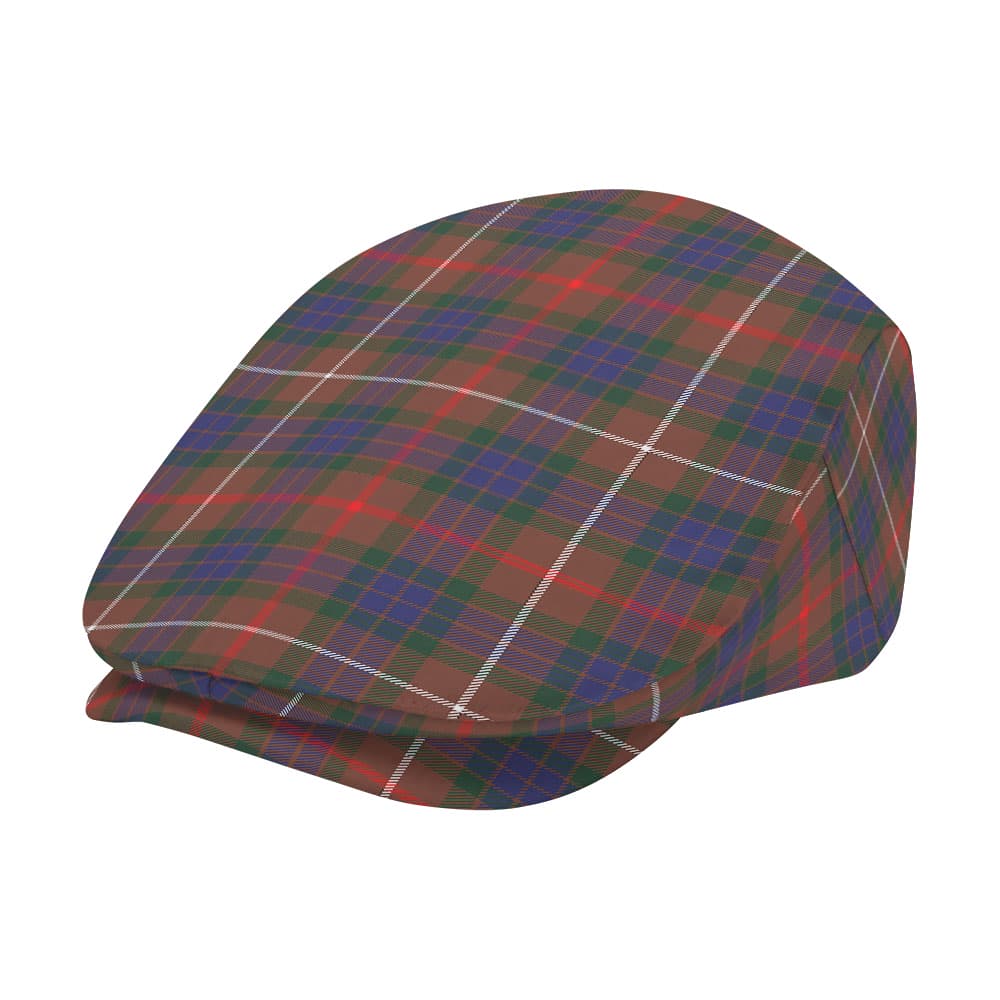 Scottish Fraser Hunting Modern Tartan Flat Cap - Image 2