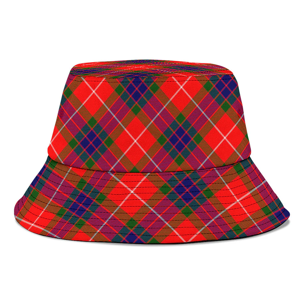 Scottish Fraser Modern Clan Badge Tartan Bucket Hat