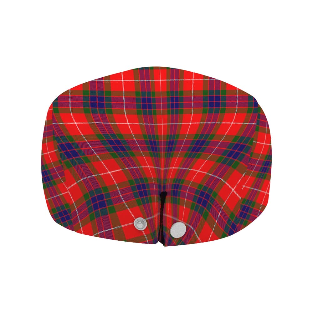 Scottish Fraser Modern Tartan Flat Cap - Image 4