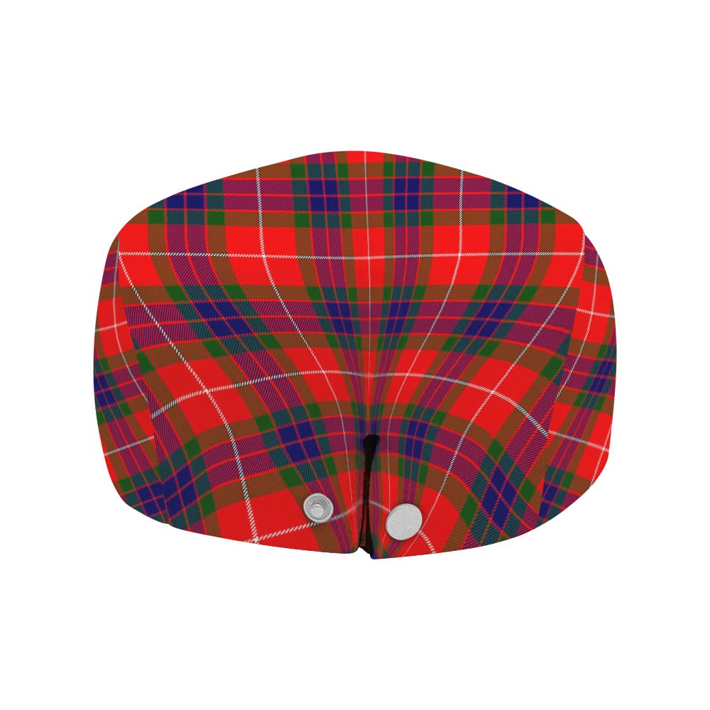 Scottish Fraser (of Lovat) Clan Badge Tartan Flat Cap - Image 4