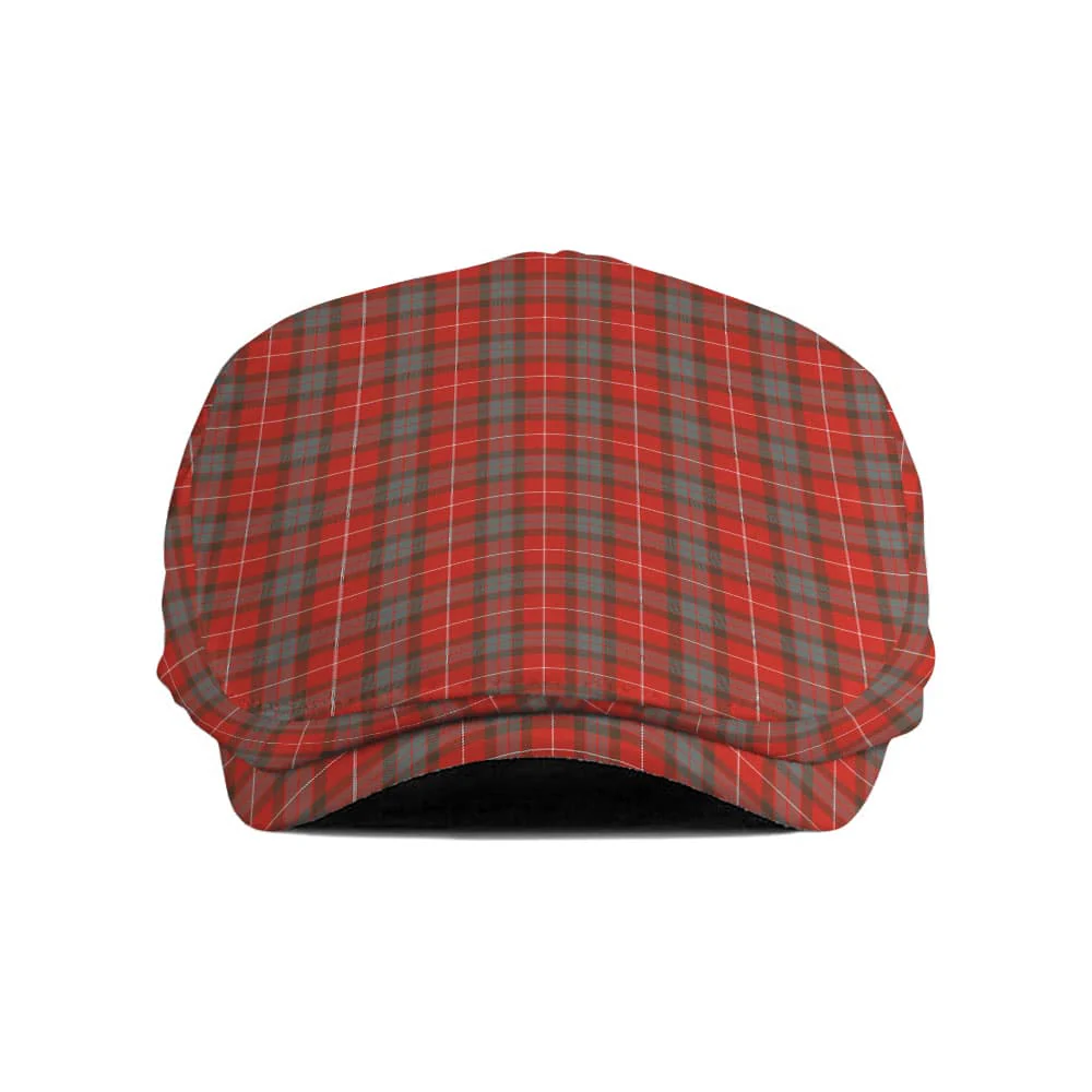 Scottish Fraser Weathered Tartan Flat Cap