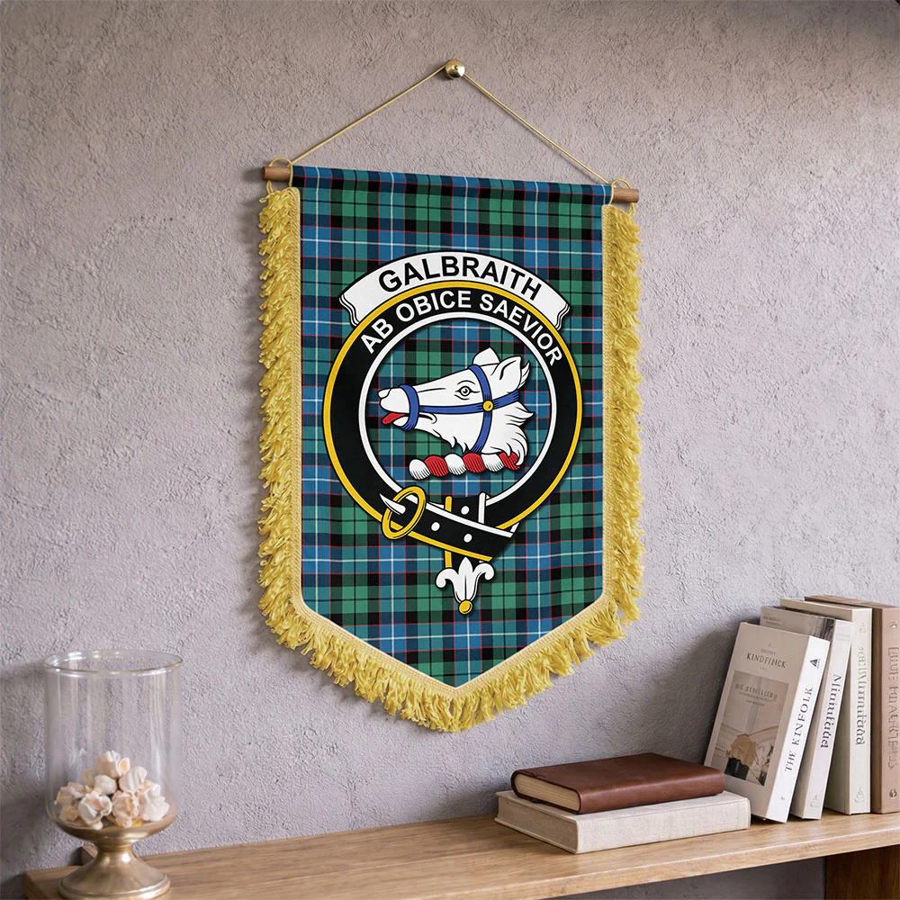 Scottish Galbraith Ancient Clan Badge Tartan Wall Hanging Banner - Image 2