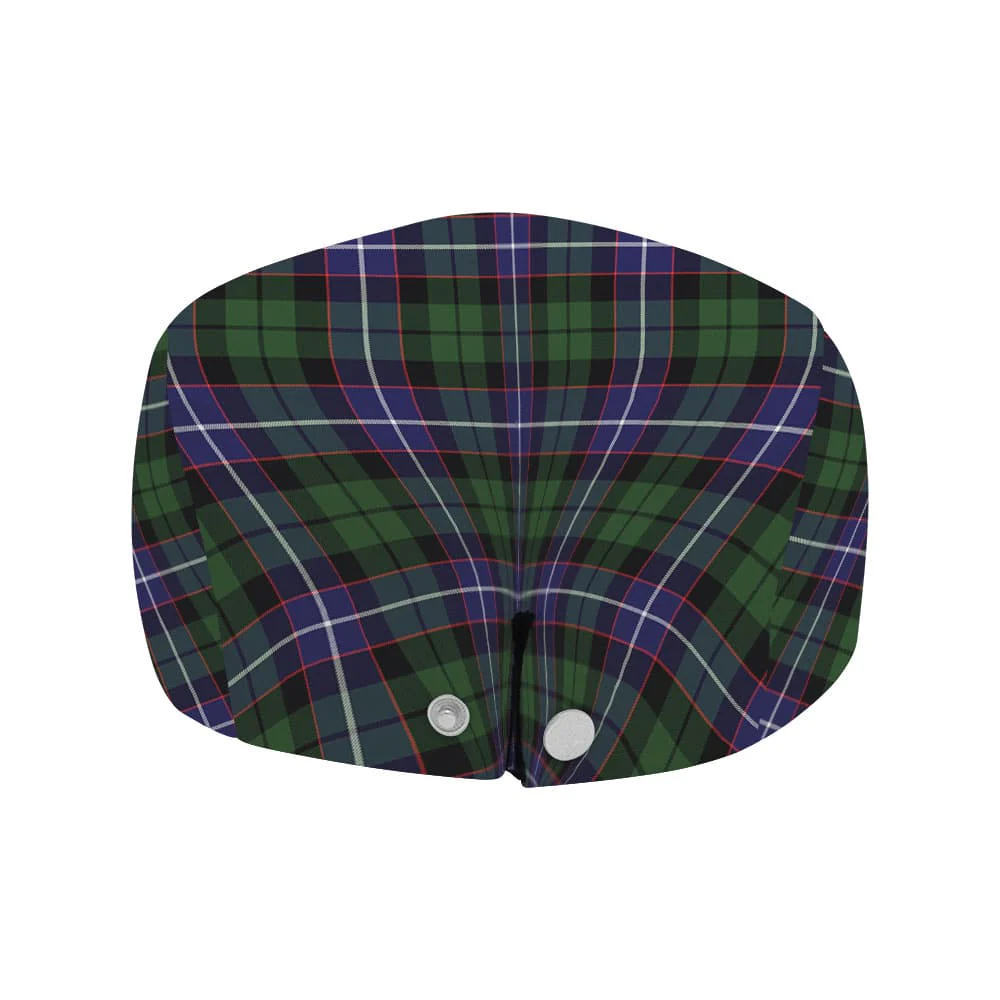 Scottish Galbraith Modern Tartan Flat Cap - Image 4