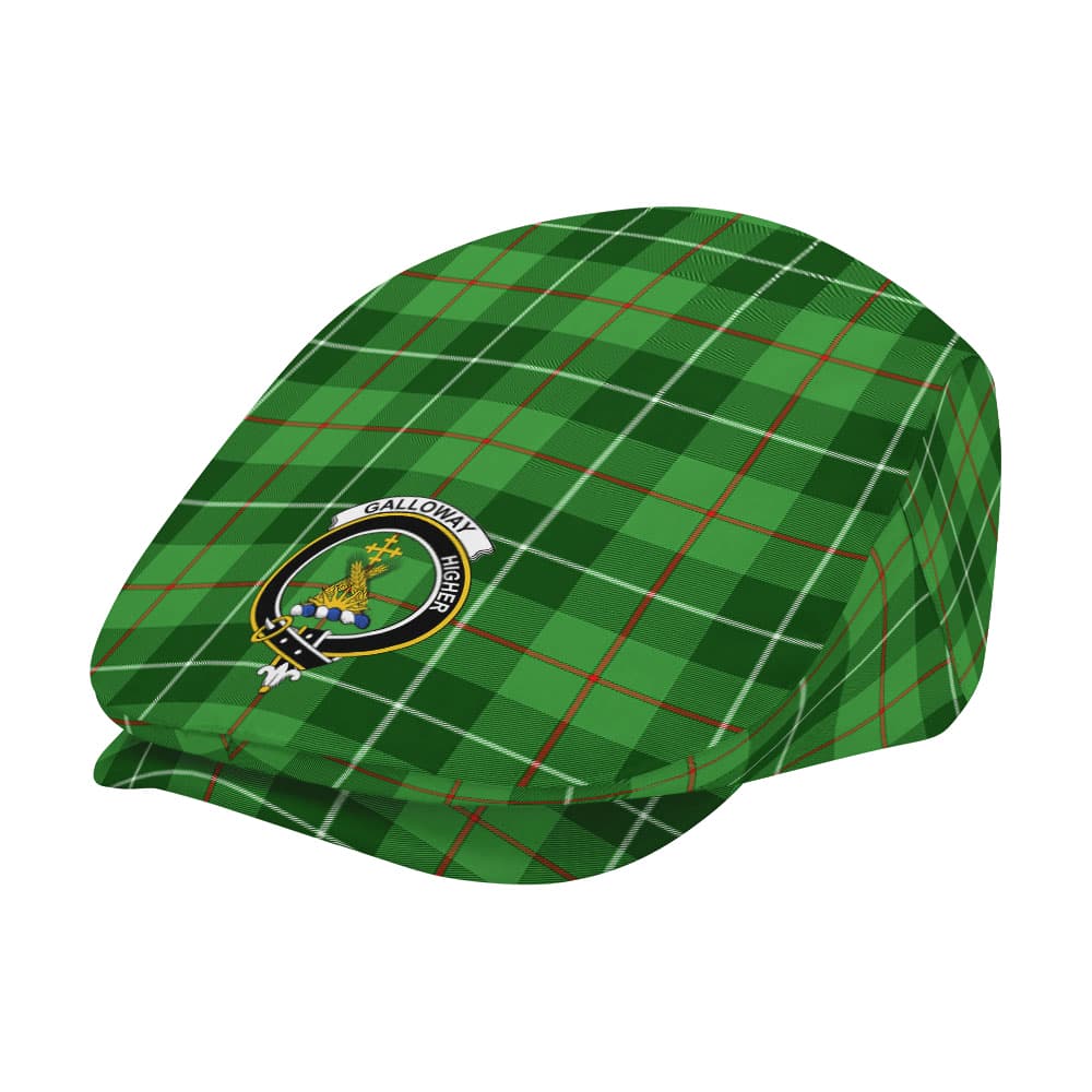 Scottish Galloway Clan Badge Tartan Flat Cap - Image 2