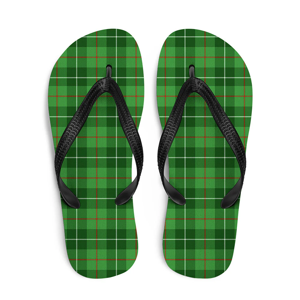 Scottish Galloway District Clan Badge Tartan Flip Flops