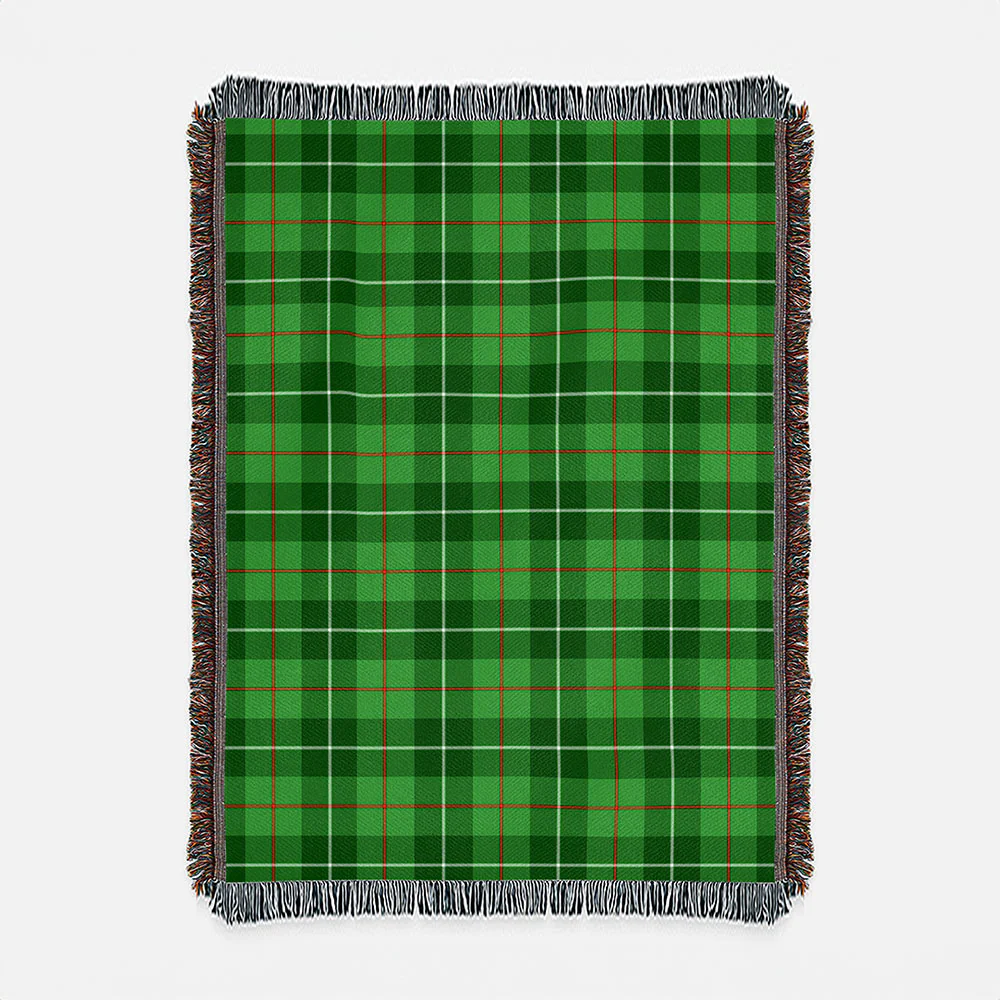 Scottish Galloway District Clan Badge Tartan Woven Blanket