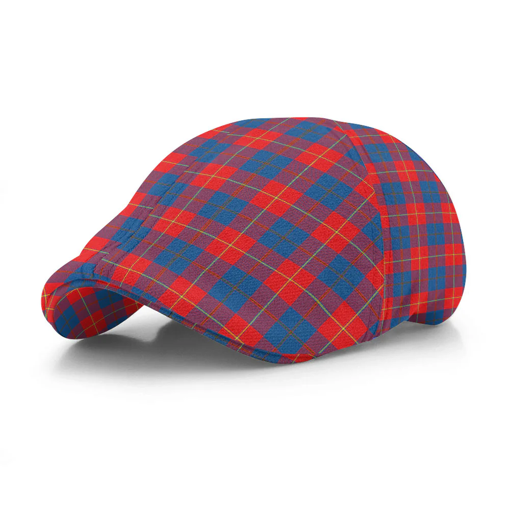 Scottish Galloway Red Clan Badge Tartan Ivy Cap