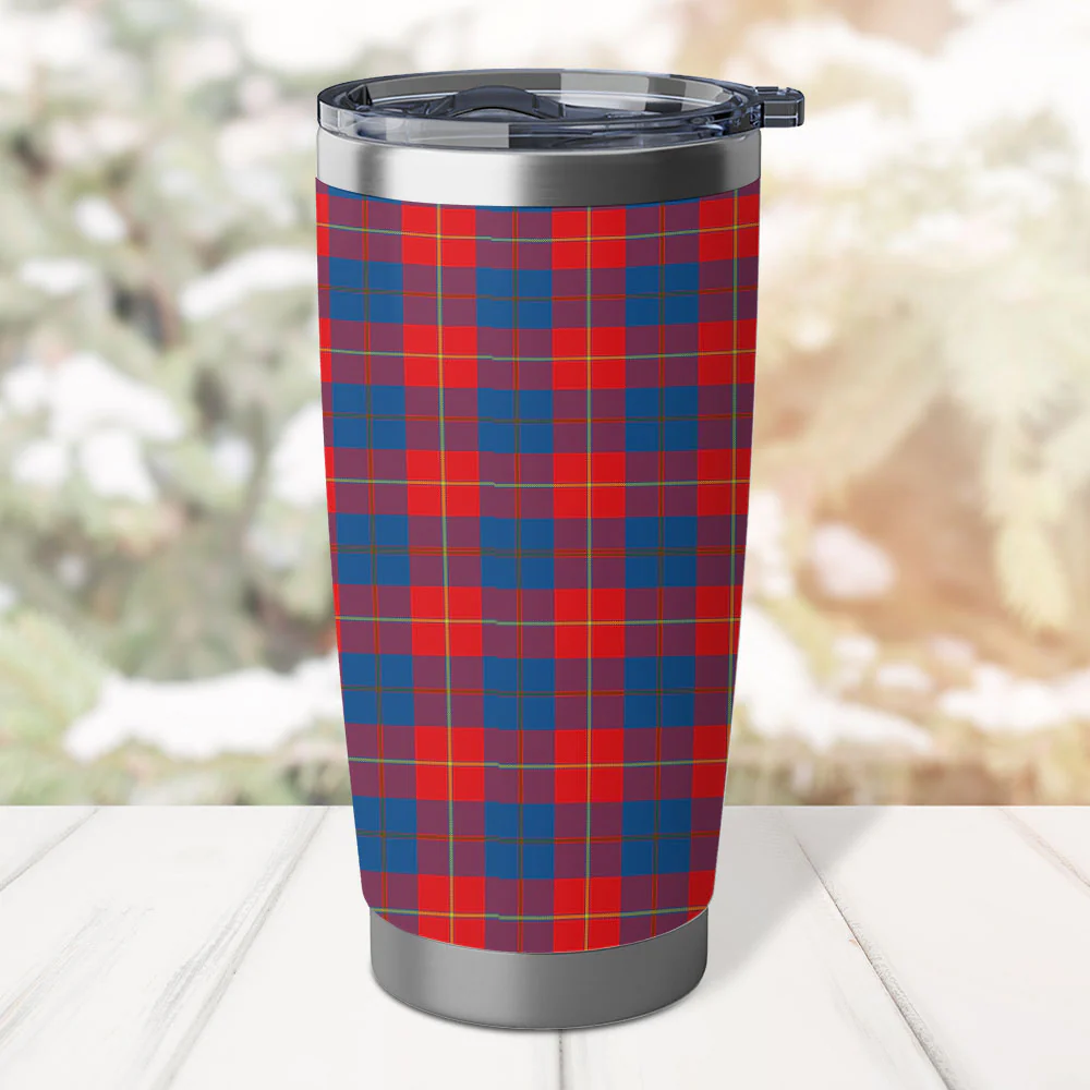 Scottish Galloway Red Clan Badge Tartan Tumbler - Image 3