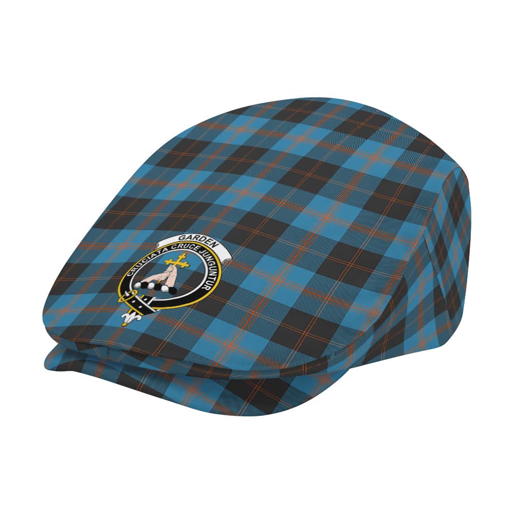 Scottish Garden Clan Badge Tartan Flat Cap - Image 2