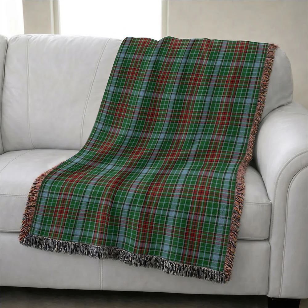 Scottish Gayre Clan Badge Tartan Woven Blanket - Image 4