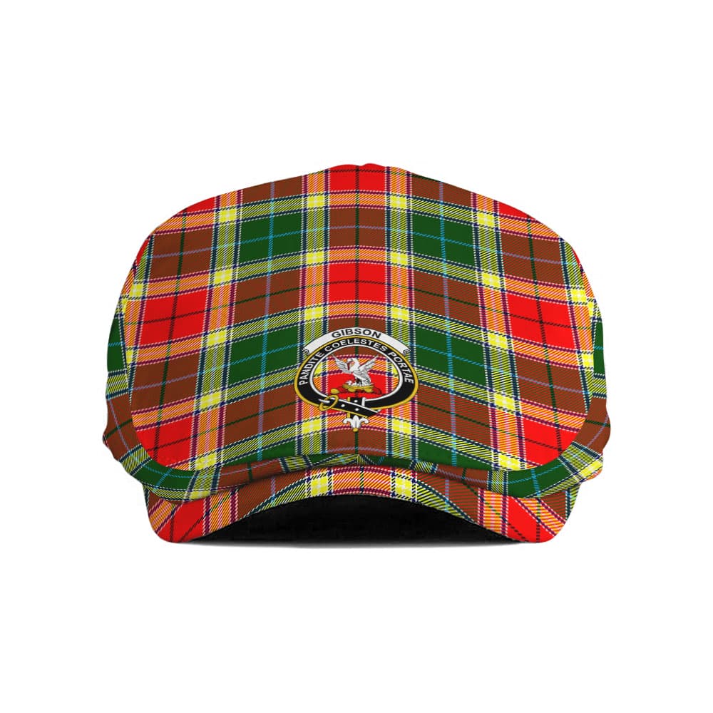 Scottish Gibson Clan Badge Tartan Flat Cap