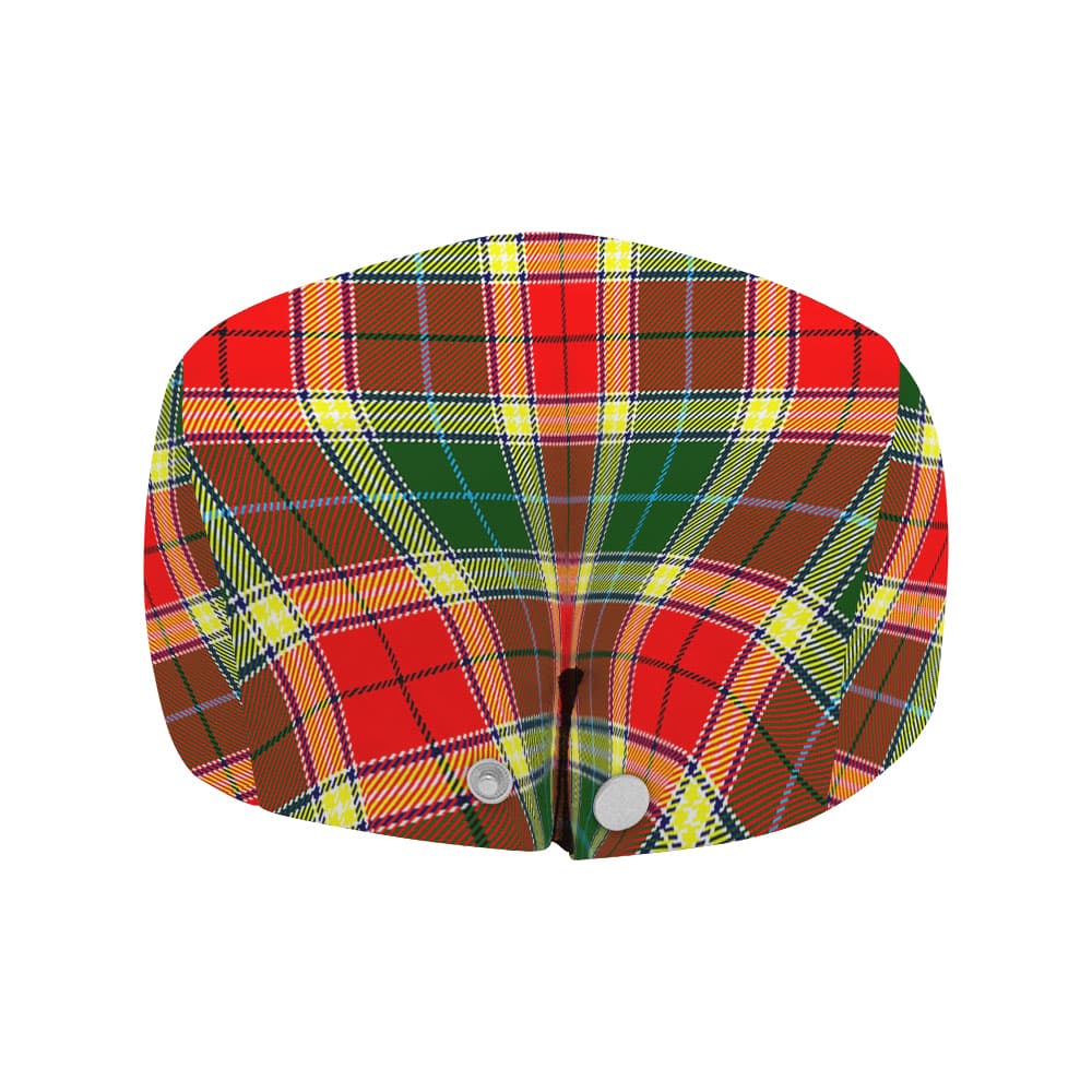 Scottish Gibson Clan Badge Tartan Flat Cap - Image 4