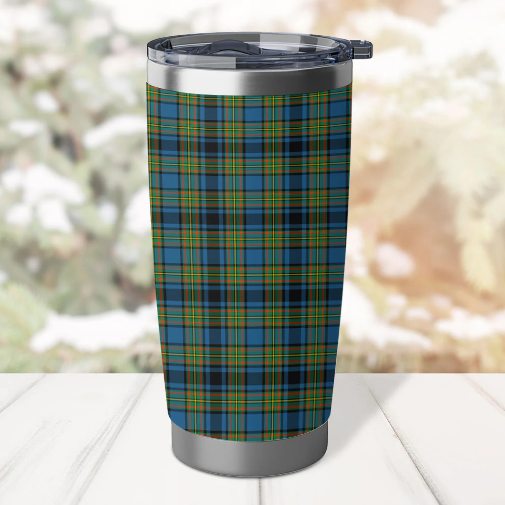 Scottish Gillies Ancient Clan Badge Tartan Tumbler - Image 3