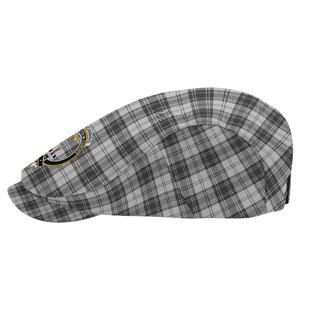 Scottish Glendinning Clan Badge Tartan Flat Cap - Image 3
