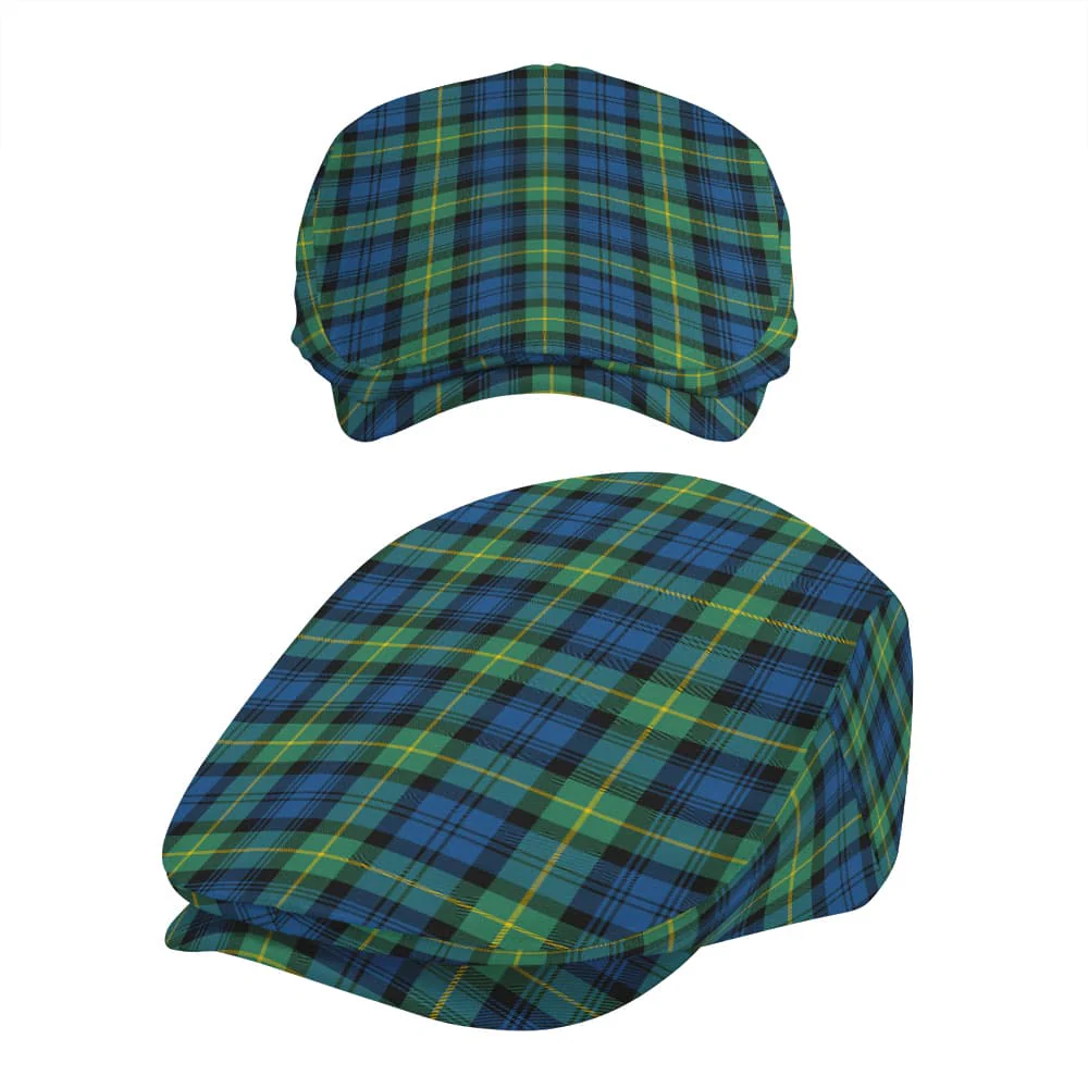 Scottish Gordon Ancient Tartan Flat Cap - Image 5