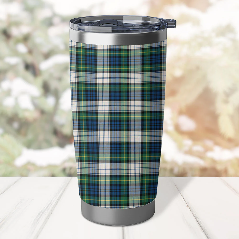 Scottish Gordon Dress Ancient Clan Badge Tartan Tumbler - Image 3